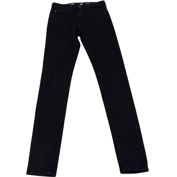 Adriano Goldschmied Jeans Womens 24 Black Farrah High Rise Skinny Denim - Picture 2 of 9